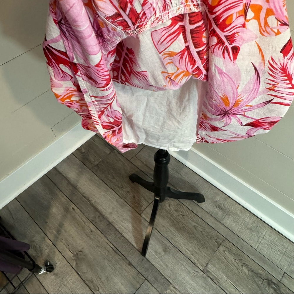 Madison Mathews Short Sleeve Folly Mini Dress - Small - Picture 7 of 9
